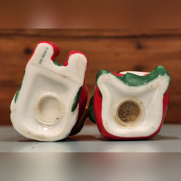 Vintage Avon Christmas Pixie Elf Children Salt and Pepper Shakers 1983 - Picture 3 of 7